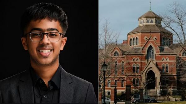 17-year-old Pranav receives a full scholarship of ₹3.55 crore to Brown University, covering the entire cost of his four-year studies.