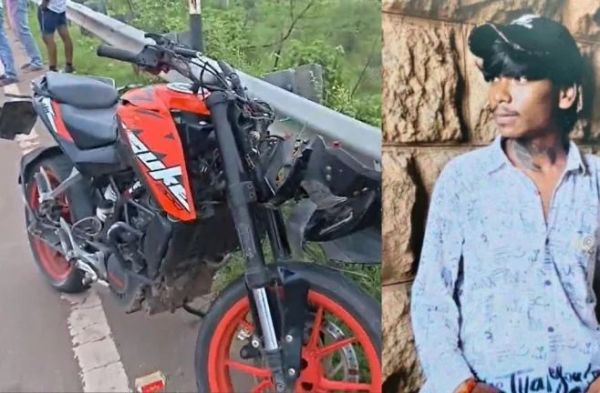 ACCIDENT NEWS: Tragic accident on Raipur-Jagdalpur highway, 17-year-old KTM rider dies