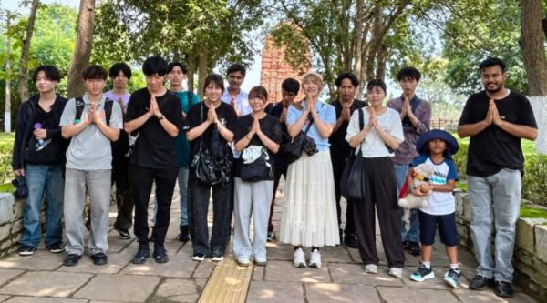 The delegation of Ehime University from Japan witnessed the splendor of Chhattisgarh's ancient heritage and was overwhelmed by the historical heritage of Sirpur.