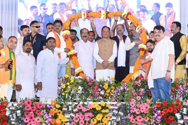 Birgaon Municipal Corporation gets a major gift: Inauguration and groundbreaking ceremony for development works worth over Rs 135 crore
