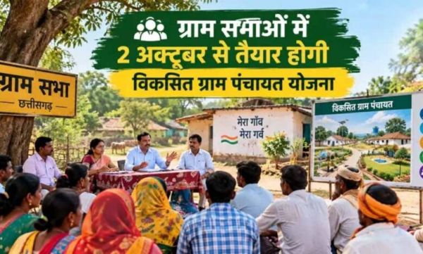 From October 2, Gram Sabhas will prepare a comprehensive Gram Panchayat plan; villagers will decide the direction of development.