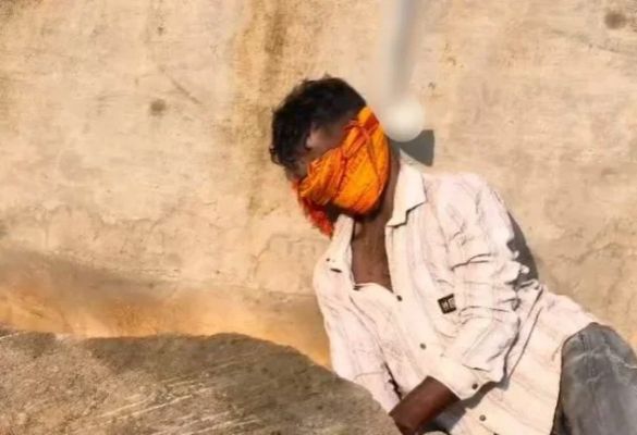 RAIPUR CRIME BREAKING: Body of youth found hanging from hoarding pole, panic ensues