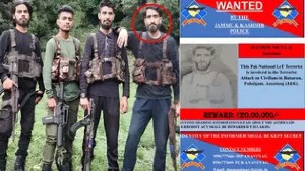 Budgam Encounter: Hashim Musa, a terrorist carrying a bounty of Rs 20 lakh for the Pahalgam attack, killed