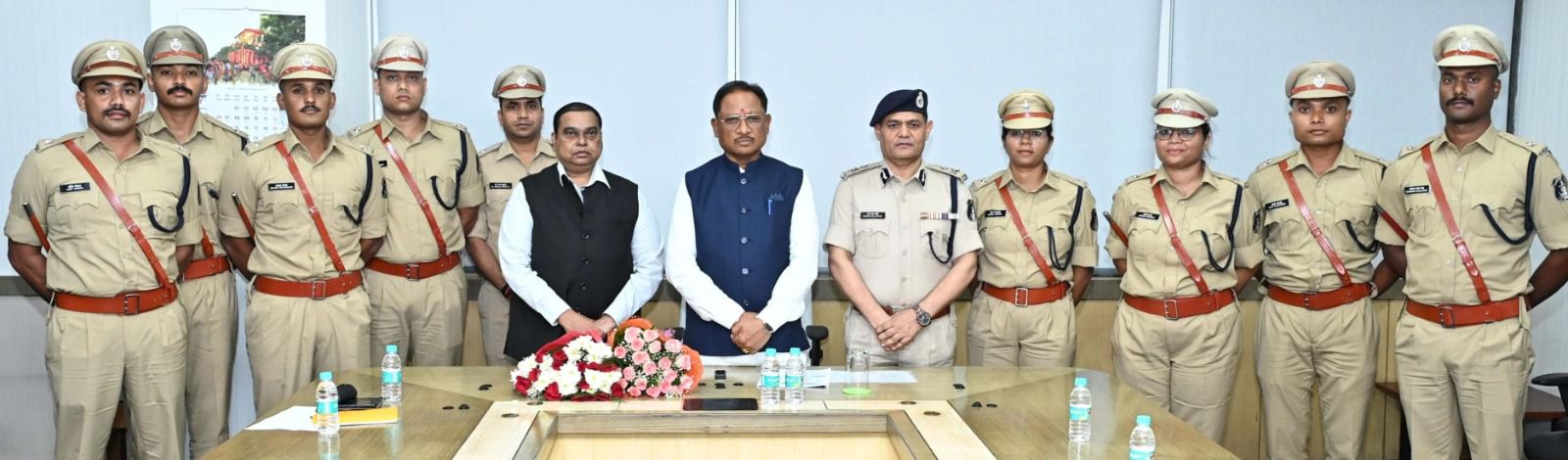Chief Minister Hosts Courtesy Meeting with Police Training Academy Trainees
