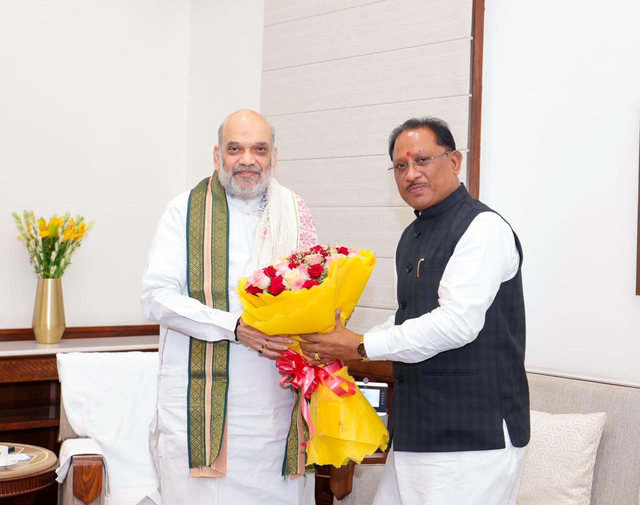 *CM Vishnu Deo Sai meets Union Home Minister Amit Shah*