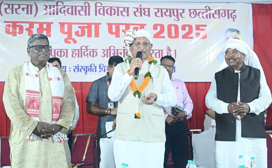 CM Sai attends Karma Parab Festival 2025