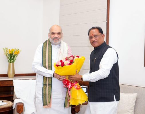 *CM Vishnu Deo Sai meets Union Home Minister Amit Shah*