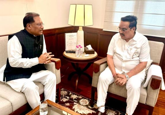 *CM Vishnu Deo Sai meets Union Jal Shakti Minister C.R. Patil, discusses Bodhghat multipurpose project