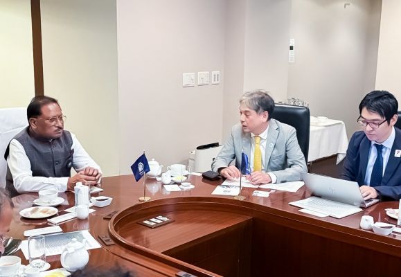 *CM Sai Commences Japan Visit on a High Note, Exploring Tech and Trade Opportunities*