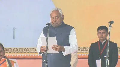 Nitish Kumar takes oath as Bihar CM for the 10th time; 26 MLAs become ministers