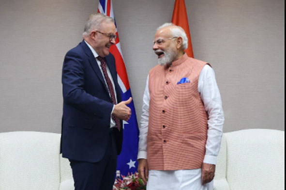 Modi meets Australian PM at G20