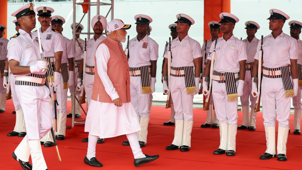 Naval power gains new edge: PM Modi dedicates three indigenous warships to the nation