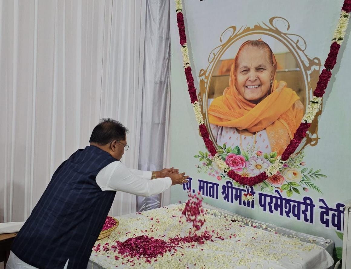 Chief Minister Sai reached Rohtak and paid tribute to late Parmeshwari Devi 