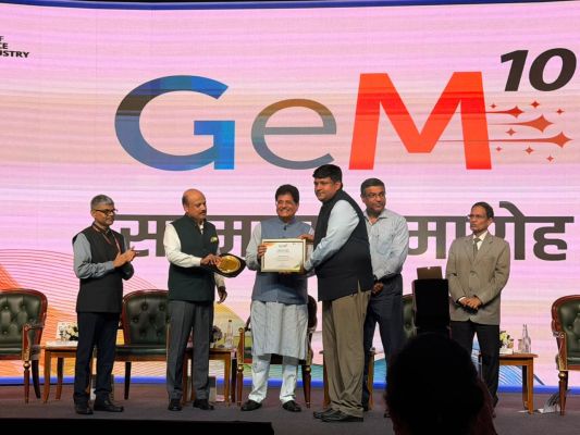 Chhattisgarh Receives GeM Sustainable Procurement Award as State Procurement Doubles to ₹3,935 Crore&nbsp;